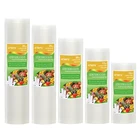 Пластиковые пакеты для вакуумного упаковщика, 5 рулонов в упаковке, 12 + 17 + 20 + 25 + 28 см * 500 см