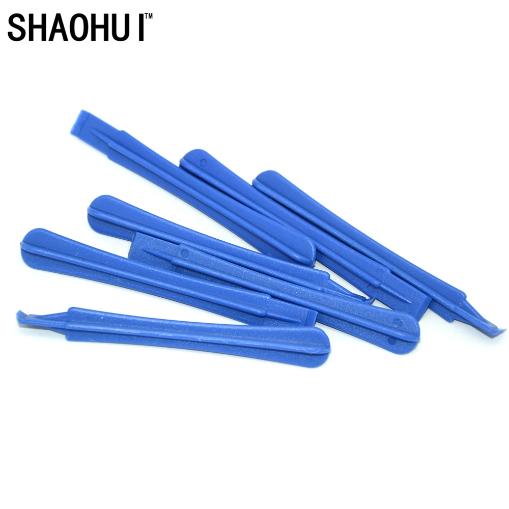 100pcs/lot Crowbar Daily Use Plastic Pry Bar Opening Repair Tools Round Handle Bent Head for iPhone iPad HTC Cell Phone Tablet |