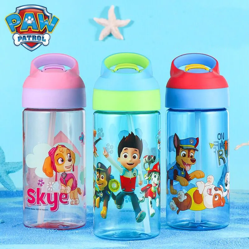 1 шт. 500 мл оригинальные Бутылочки для воды Paw Patrol чашка для рта Райдер Маршалл мультфильм BPA бесплатно Тритан экологичный автоносик детская чашка