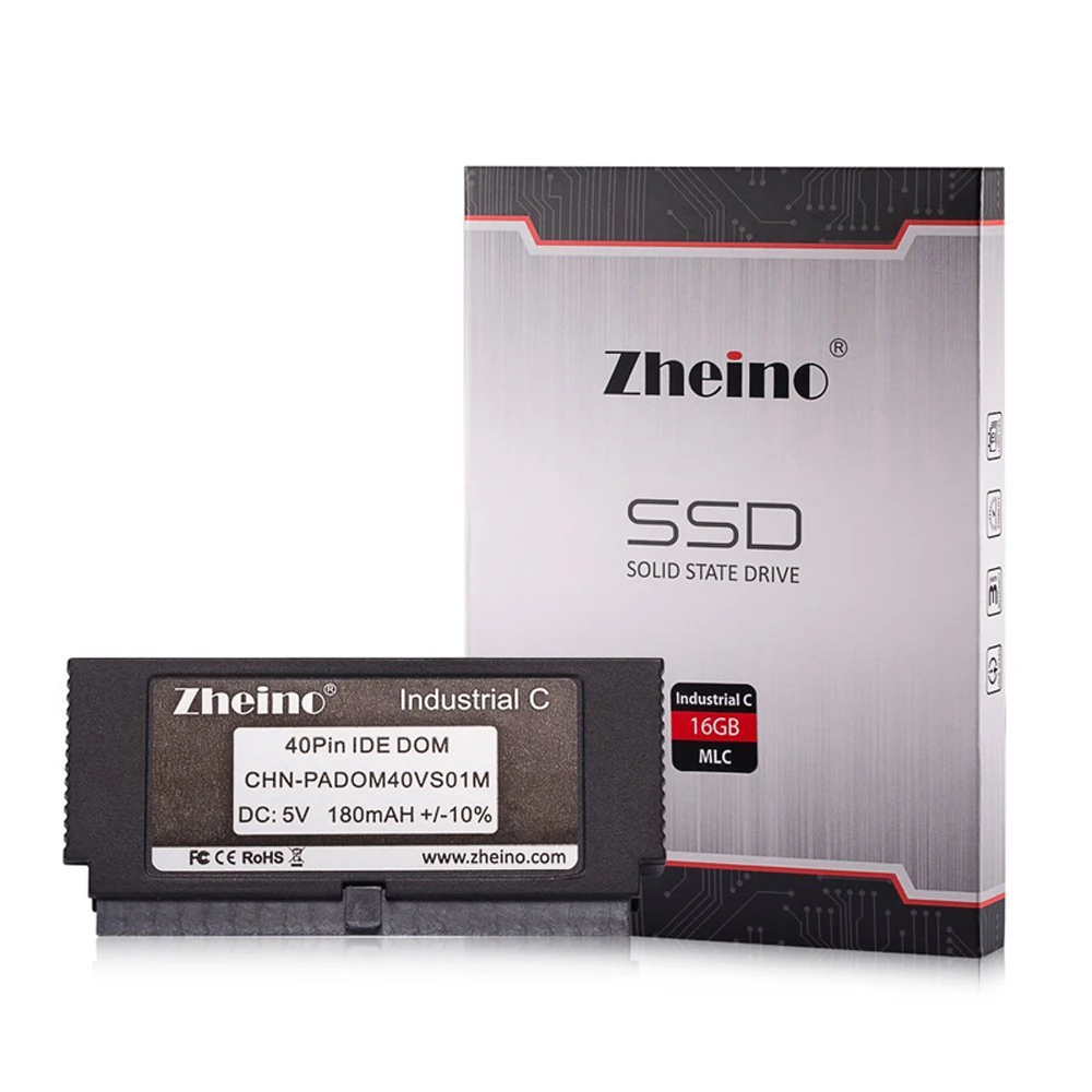 Zheino PATA IDE DOM 40PIN SSD MLC 16 Гб промышленный диск на модуле твердотельные накопители
