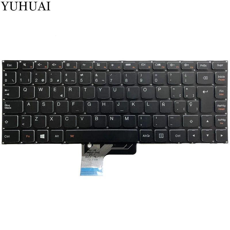 Новая испанская клавиатура для ноутбука LENOVO ideapad U430 U430P U330 U330P U330T SP Клавиатура ноутбука без рамки
