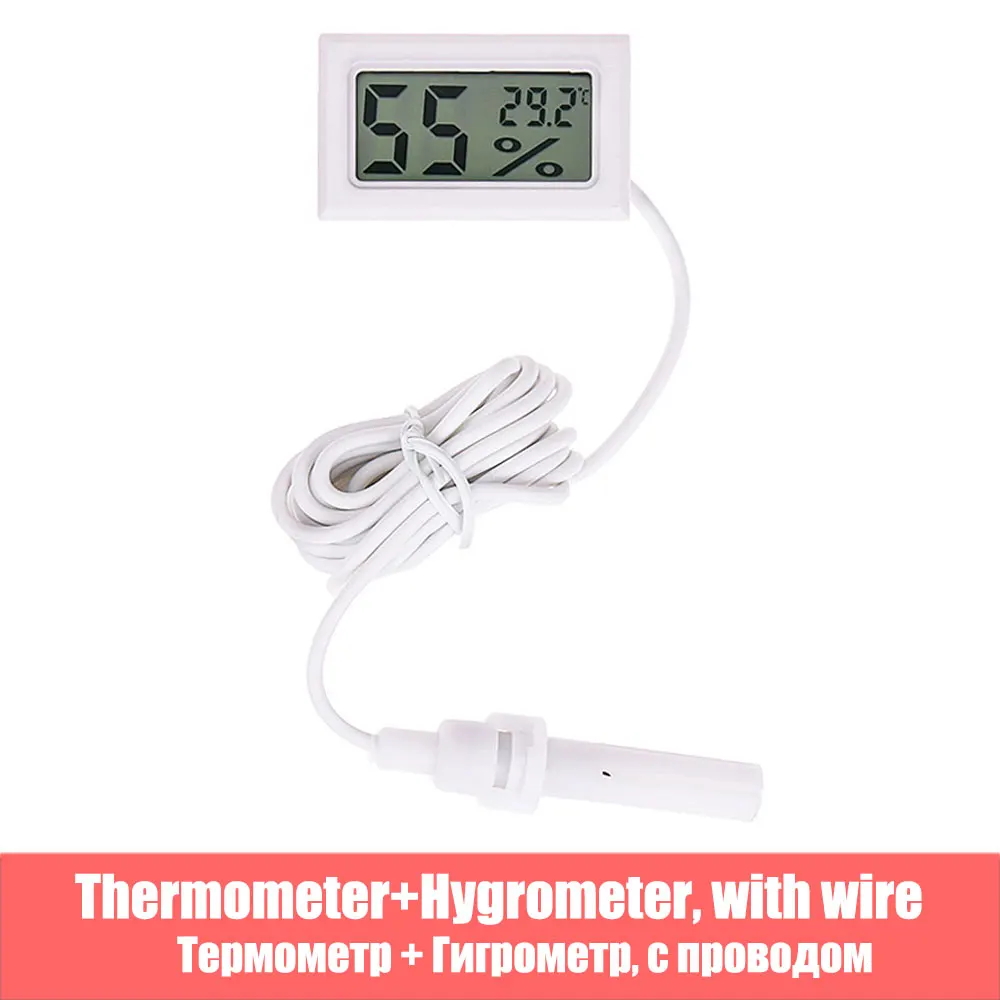 temperature humidity Цифровой термометр гигрометр Мини ЖК-измеритель влажности Морозильник Холодильник термометр для-50~ 70 Охладители для аквариума - Цвет: temperature humidity