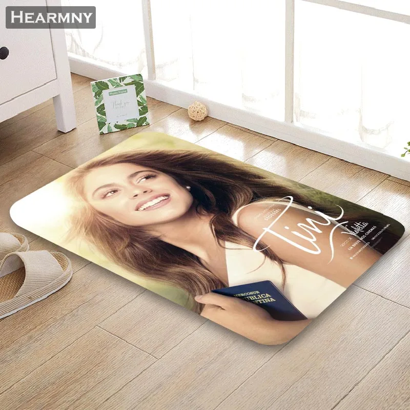 HEARMNY, Новое поступление, коврик для двери, Tini Stoessel, домашний коврик, машинное производство, противоскользящий ковер, для гостиной/прихожей, коврик для ванной, для детей, подарок - Цвет: 1