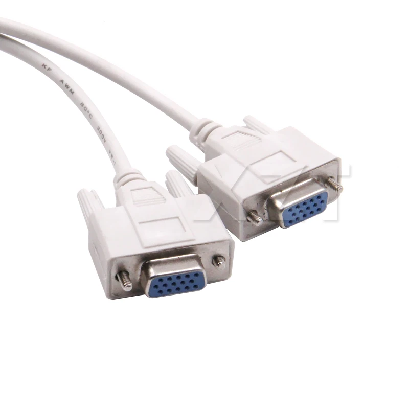 15 контактный 1 штекер VGA на 2 шт. женский двойной графический ЖК дисплей TFT