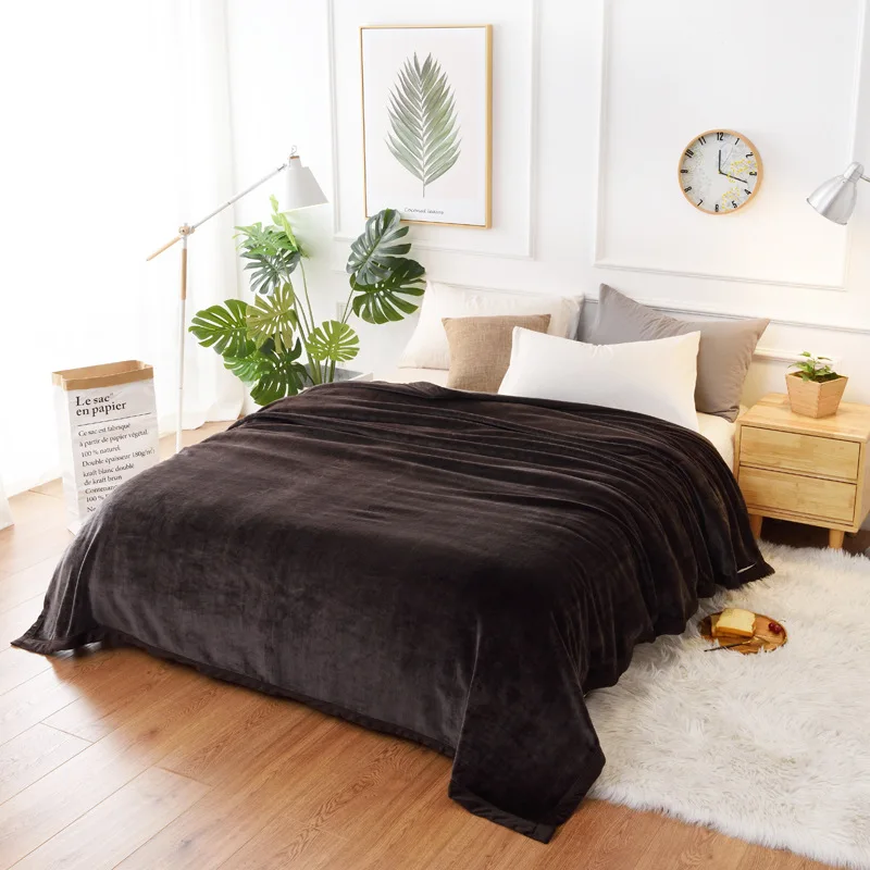 Мягкие теплые коралловые флисовые фланелевые одеяла для кровати покрывало