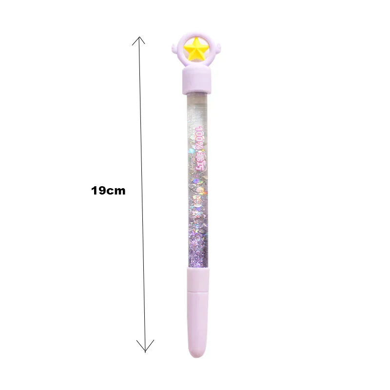 1 шт. каваи ручки Творческий зыбучие пески Волшебная палочка красочные гелевая