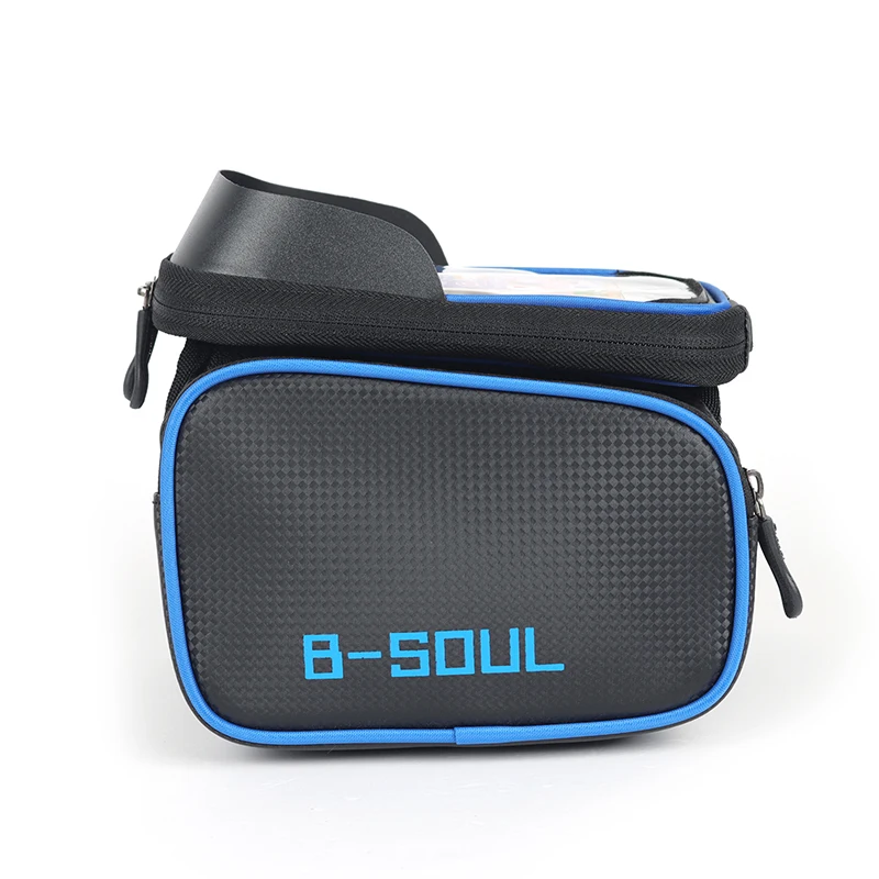B-SOUL велосипедная Передняя сумка для телефона с сенсорным экраном на раме, сумка для горного велосипеда с верхней трубкой, сумка для велосипеда, Аксессуары для велосипеда