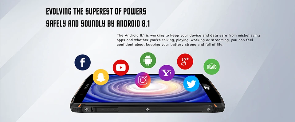 HOMTOM зоджи Z9 IP68 Водонепроницаемый смартфон 5,7 дюймов Android 8,1 Helio P23 6 ГБ Оперативная память 64 Гб Встроенная память 5500 мАч Face ID мобильного телефона