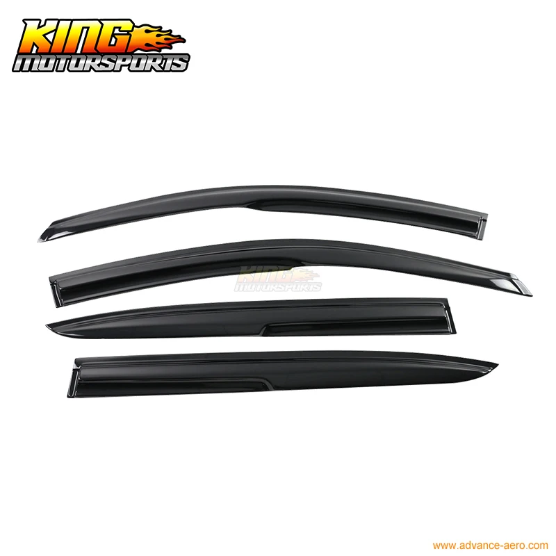 Подходит для 13 17 Honda Accord Sedan полный комплект Mugen Style оконные козырьки акриловые