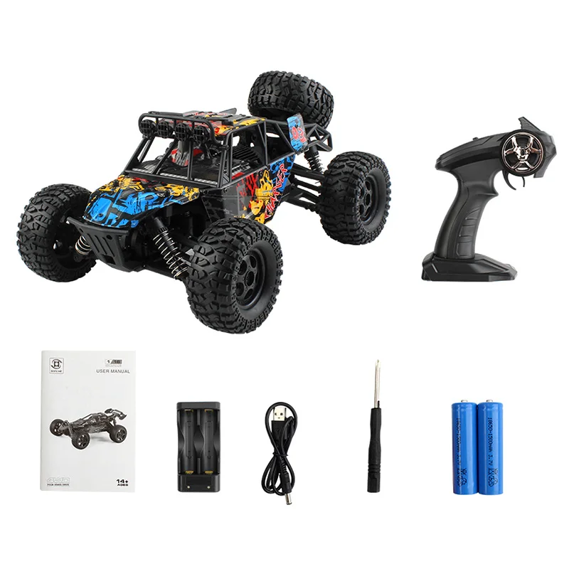 1:16 радиоуправляемые машинки 2,4 г 4WD 40 км/ч Радиоуправляемый альпинистский автомобиль с самостоятельной системой подвески матовый мотор глубокий рифленый Открытый монстр грузовик