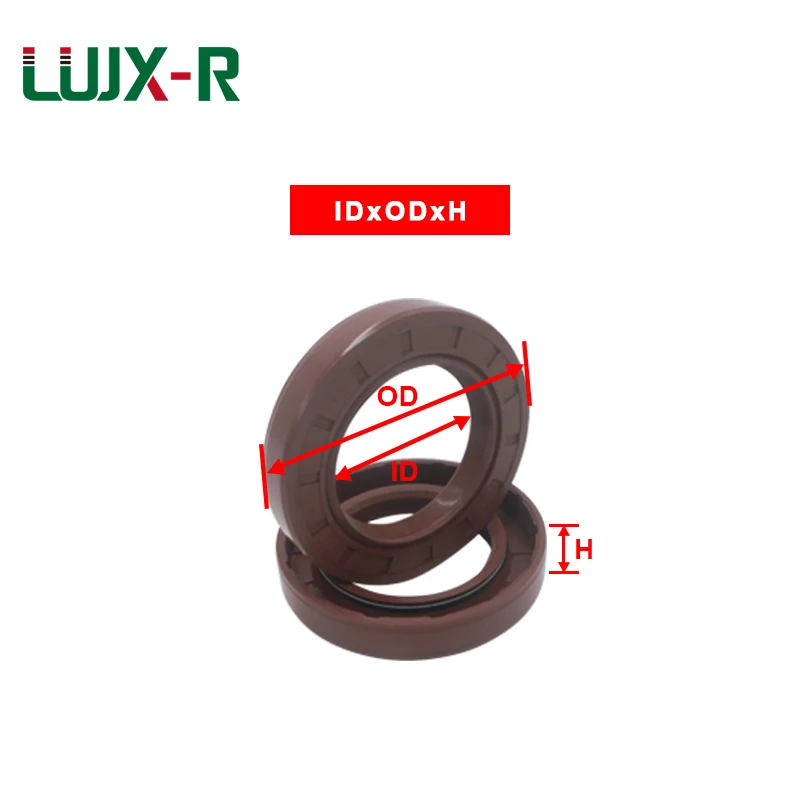 

LUJX-R TC Skeleton Oil Seal FKM Simmer Ring Fluorine Gasket 40x62x10/40x65x5/40x68x5-40x90x12 Shaft Sealing Oil Proof Gaskets