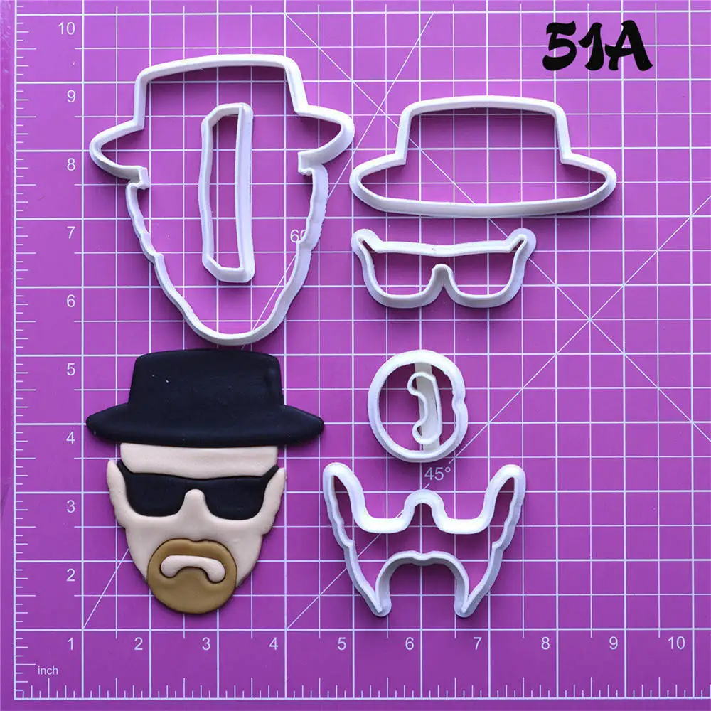 ТВ программа набор для резки печенья с персонажами из во все тяжкие|cookie cutter set|cookie