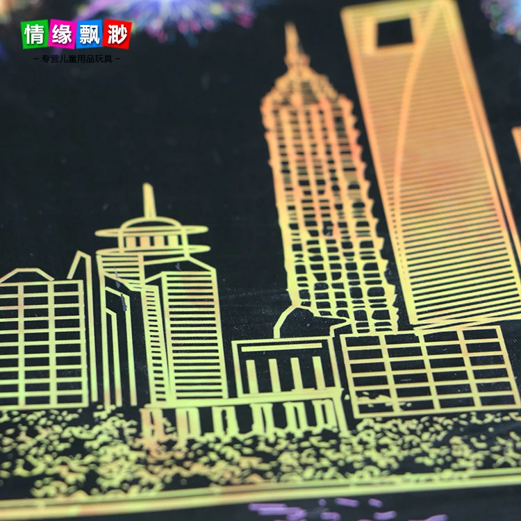 Набор из 4 предметов для детей с рисунками мультфильмов большого размера