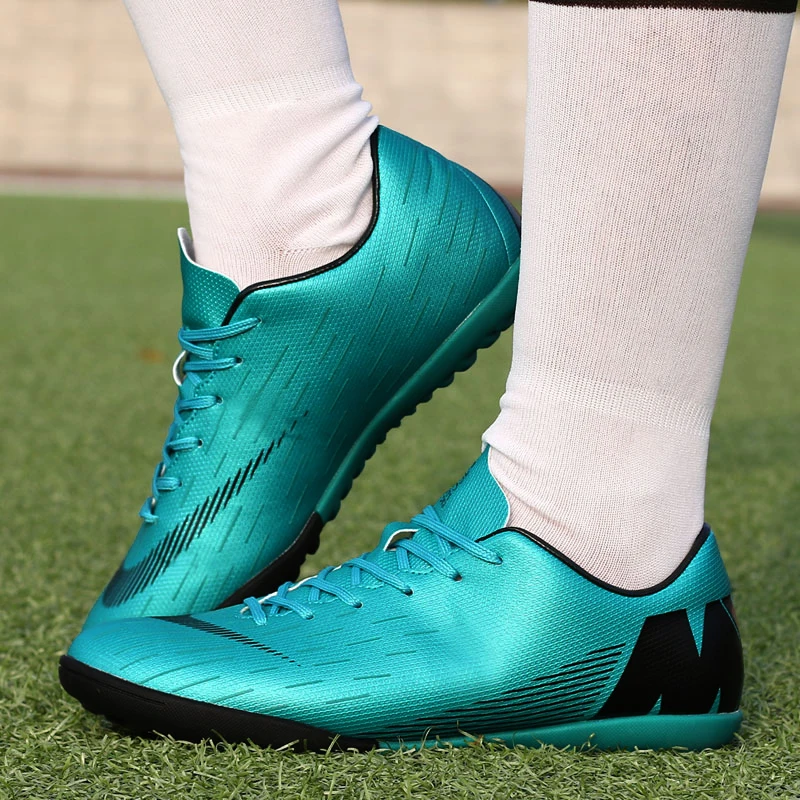 Домашняя мужская футбольная обувь кроссовки Читы Turf Мужская футбольная обувь резиновая мягкая подошва Zapatillas мужские спортивные кроссовки обувь для ног мяч
