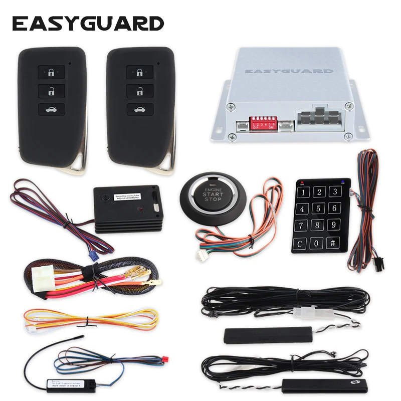 Система сигнализации Easyguard умный ключ без ключа с дистанционным управлением