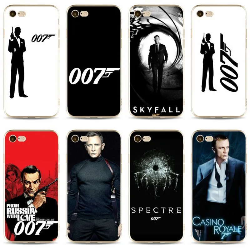 Чехол James bond 007 высокого качества мягкий силиконовый чехол 2018 из ТПУ для телефона