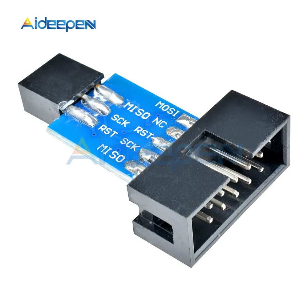 10 шт. Стандартная плата адаптера для ATMEL STK500 AVRISP USBASP ISP | Инструменты