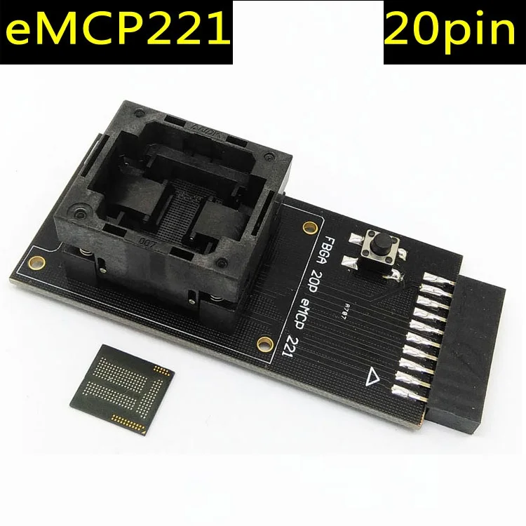 EMCP221 до 20Pin тестовое сиденье BGA221 мобильный телефон восстановление данных