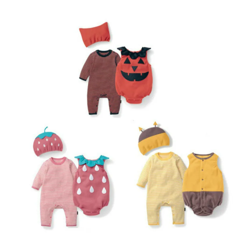 Детский комбинезон для малышей девочек костюм на Хэллоуин мальчиков