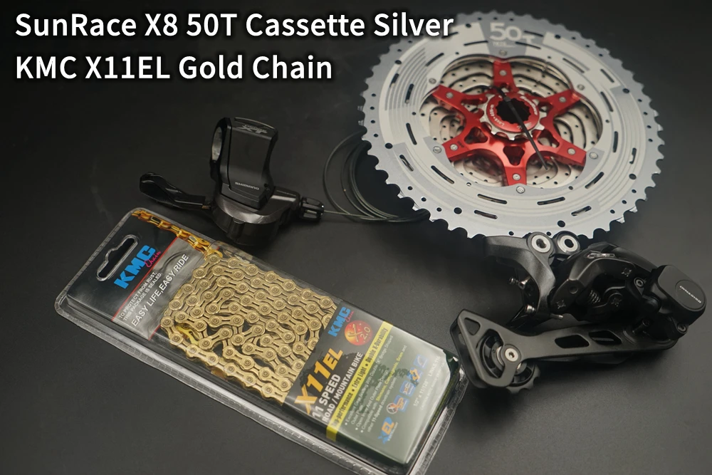 Shimano Deore XT M8000 11 speed Groupset задний переключатель SGS+ правый триггерный переключатель передач+ zracing& sunracing 11-50T 11-52T кассета