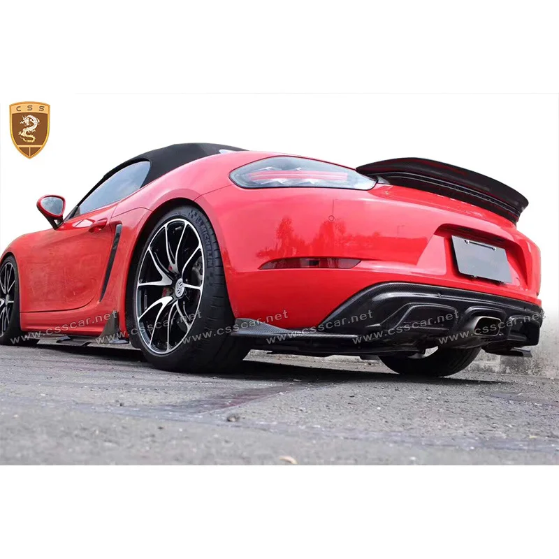 Наборы для тела из углеродного волокна Cayman Boxster 718 наборы карбоновые передние