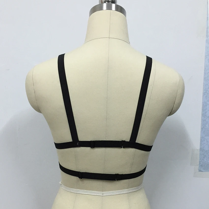 2016 Черное женское сексуальное нижнее белье жгут для тела бюстгальтер бондажа