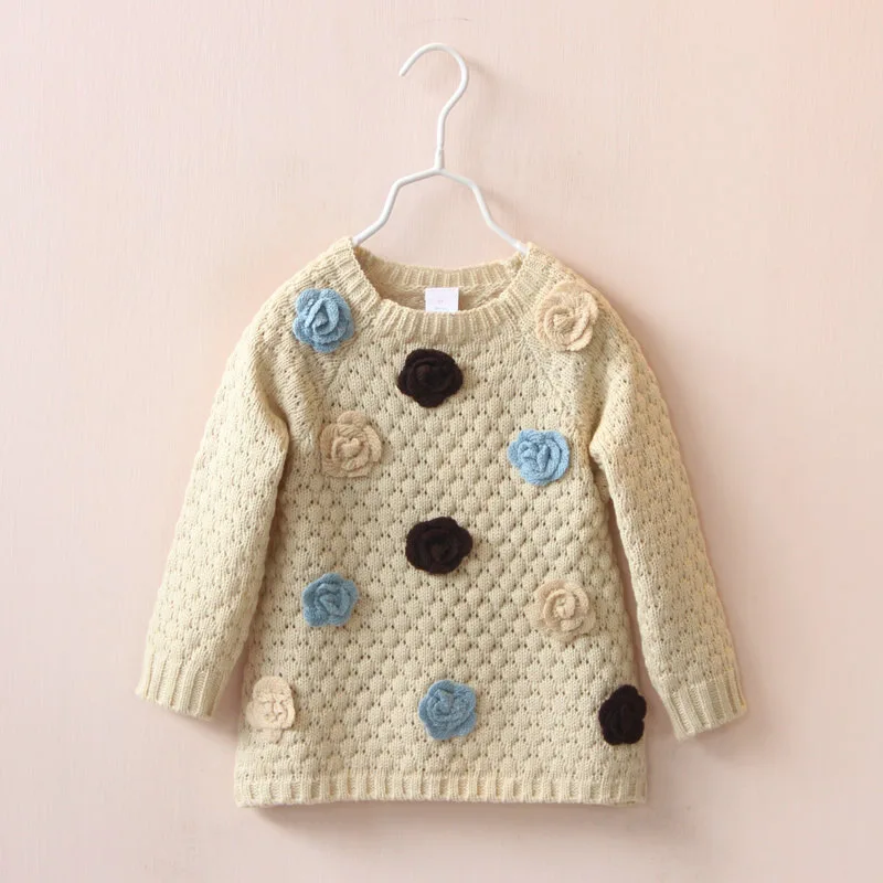 Высокое качество Дизайнер дети свитер осень зима девушки парни трикотаж одежда