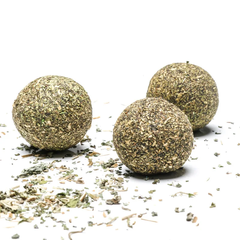 Pet Cat Natural Catnip Treat Ball Favor Home Chasing Toys Healthy Safe Edible Treating. | Дом и сад