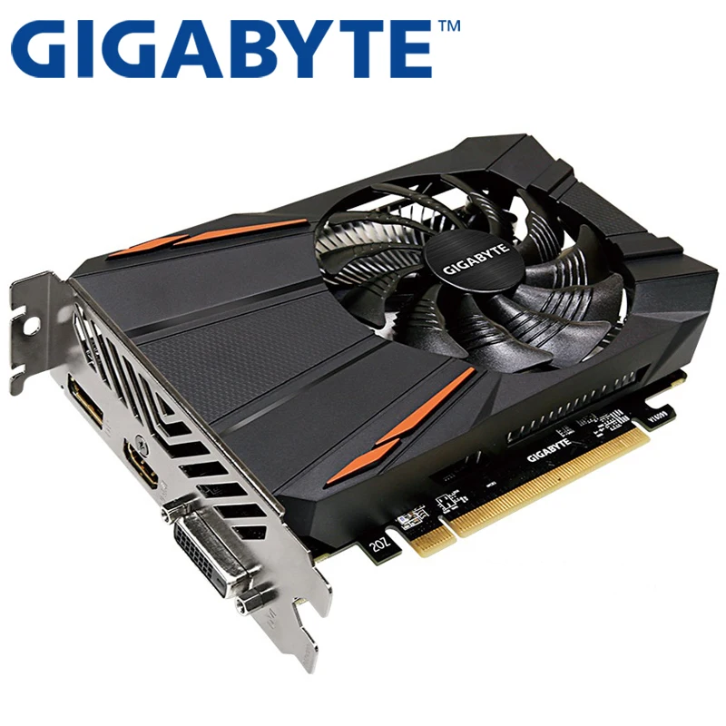 Видеокарта GIGABYTE RX 560 4 Гб 128 бит GDDR5 видеокарты для AMD RX 500 серии VGA карты RX560 используется DisplayPort HDMI DVI