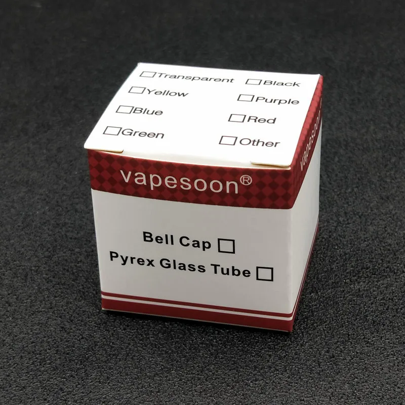 

4PCS VapeSoon 25.5MM Replacement Glass Tube For SMOK TFV8 TANK Clear Glass Tube
