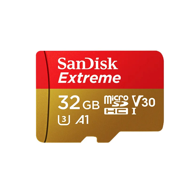 Карта памяти SanDisk Extreme TF Flash Micro SD карта 32 Гб microSDHC скорость чтения до 100 стандартная