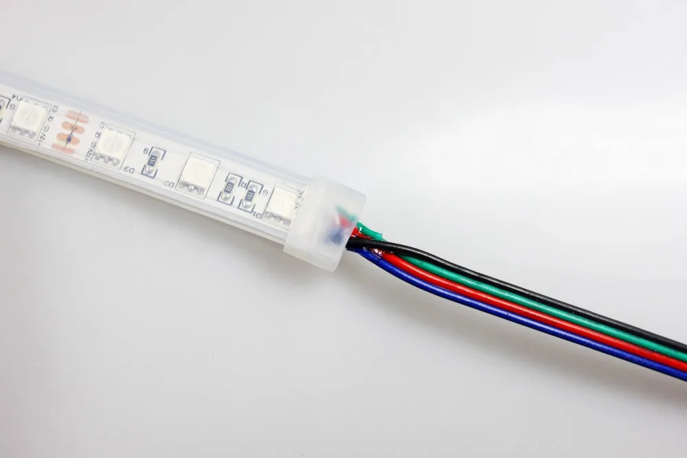RGB цвет 5MLED полоса 5050 SMD 12V гибкий свет 60LED/m 300 светодиодов водонепроницаемый в