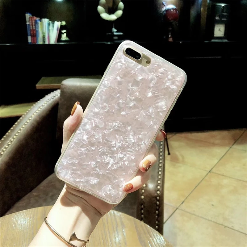 ELETEIL мраморный чехол для iPhone X XR XS Max Fashion Luster противоударный 7 6 S 8 Plus защитный