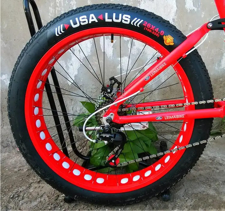 Kalosse 18kg Folding frame 26*4.0 tires Fat bicycle snow mountain bike bicicleta woman 21/24/27/30 speed | Спорт и развлечения
