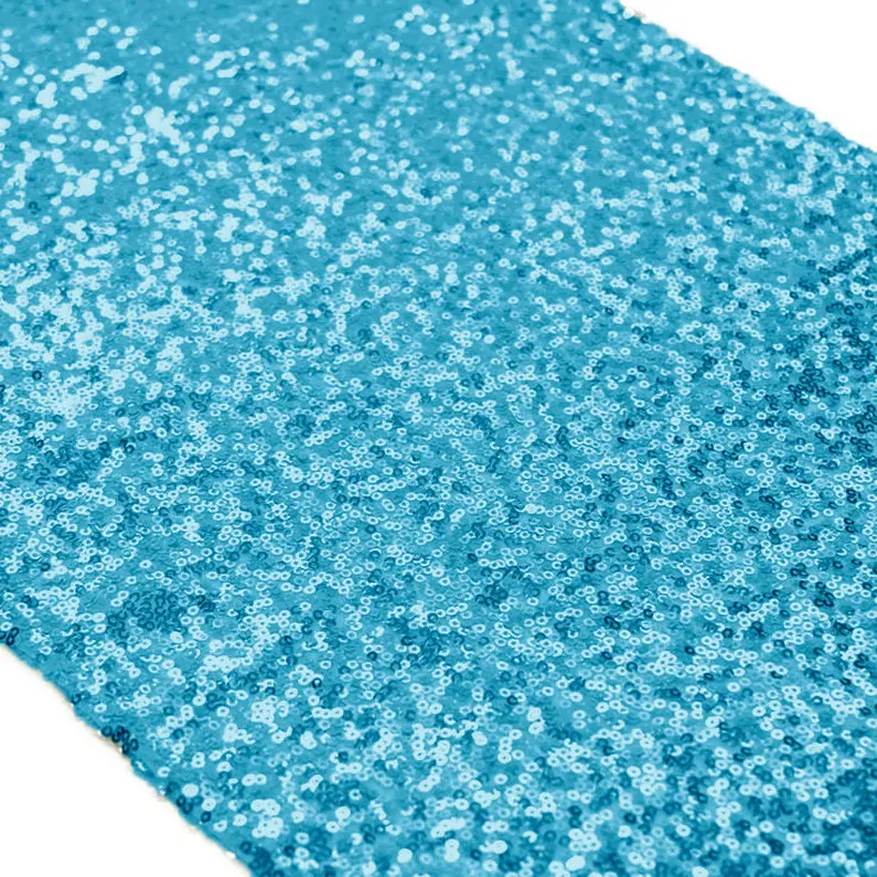 Shinybeauty Бирюзовый блесток Настольная дорожка 1" x 120" блесток Настольная дорожка оптом для дома вечерние/свадьба/отель/ события-r