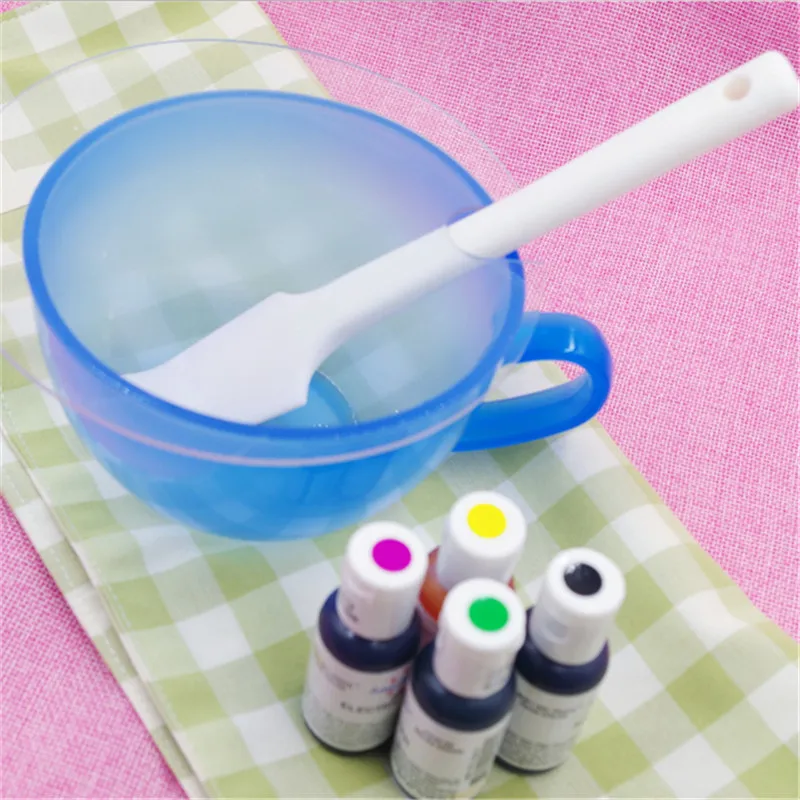 

1x Baking Decoration Plastic Color Mixing Bowl Butter Cream Bean Paste Piping Cupcake Wedding Party Cake Decorating Supplies