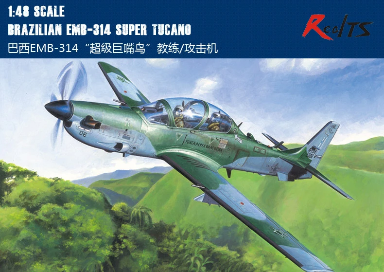 RealTS хобби-Босс 81727 1/48 бразильский EMB-314 Super Tucano hobbyboss trumpeter