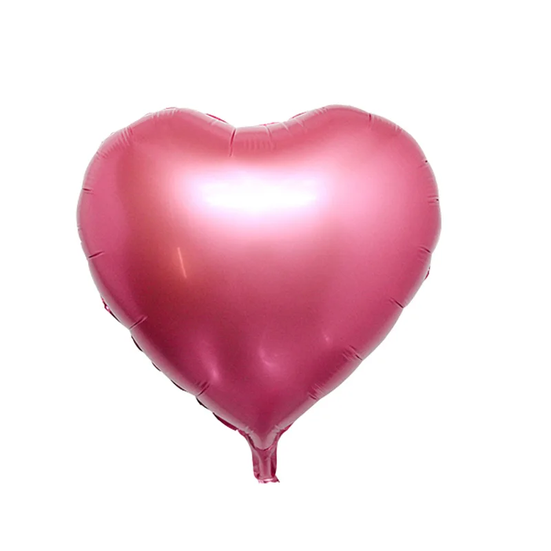 heart pink 50 шт. 18 дюймов Звездные воздушные фольгированные шары сердце гелиевый баллон шар на день рождения вечерние свадебные украшения вечерние товары сердечки - Цвет: heart pink