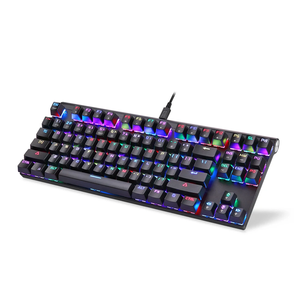 MOTOSPEED CK101 синий/красный переключатель Профессиональная USB Gaming механическая