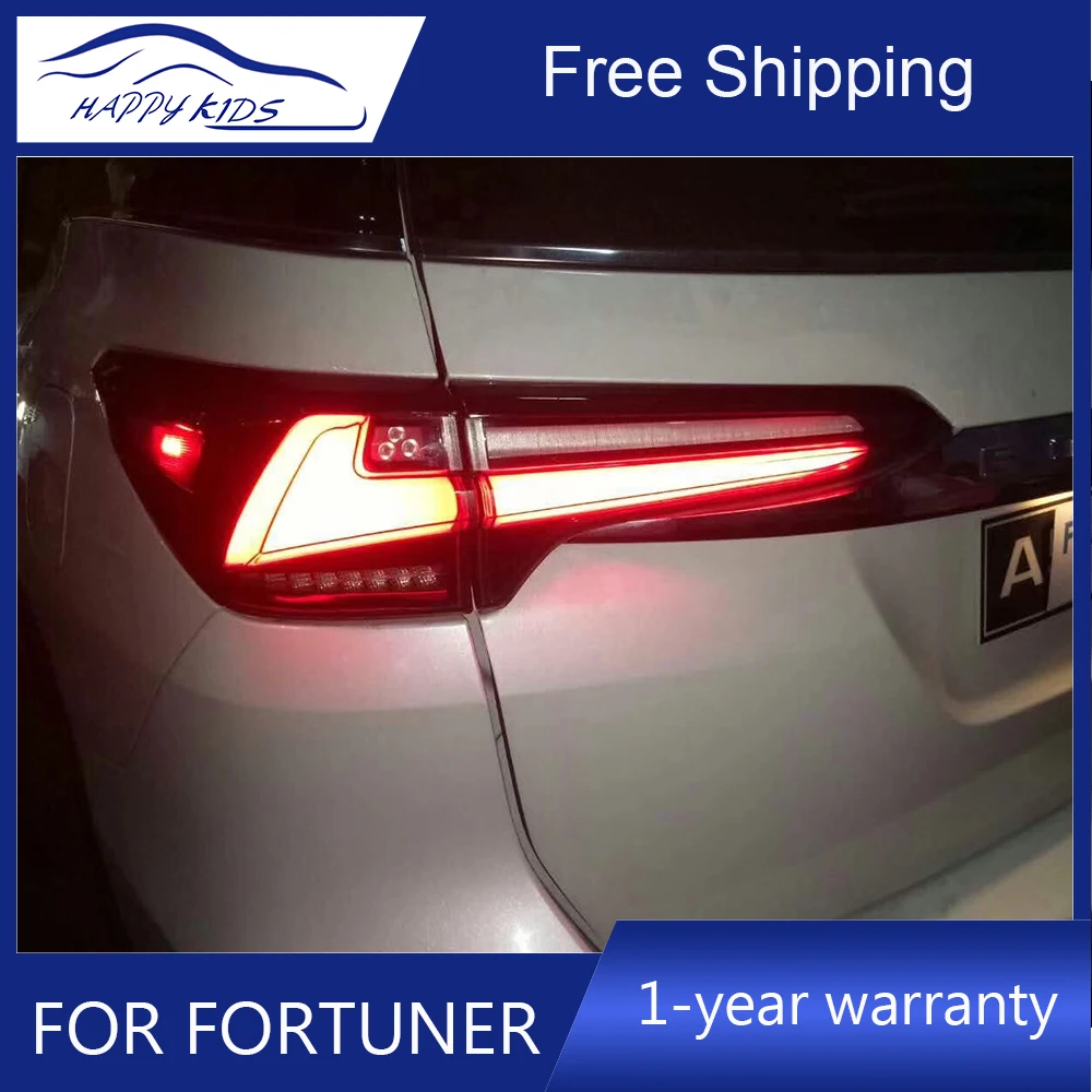 Бесплатная доставка по Ems Высококачественные задние фонари Led для Toyota New Fortuner фара для туманов задняя фара DRL+Brake+Park+Signal включены.