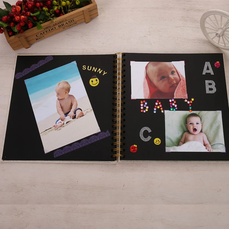 

20 Pages DIY Fotoalbum Photoalbum Kids Memory Book Paper Photo Album De Fotografia Baby Scrapbooking Fotograf Album