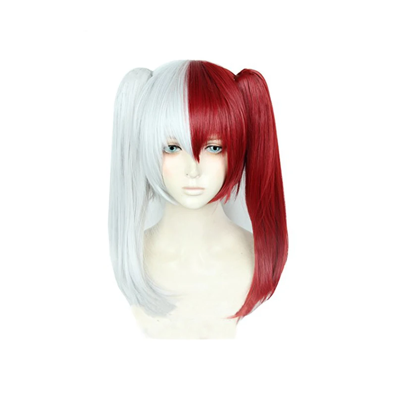 Ccutoo мой герой Академия Baku no Hero Todoroki Shoto короткие половинки искусственные волосы