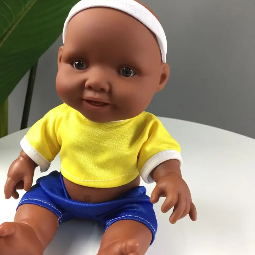 Reborn Baby куклы для ребенка 1 шт. 10 дюймов африканская Детская кукла