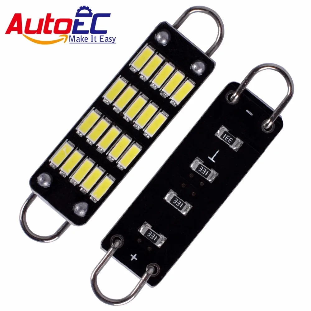 

AutoEC 4x 211-2 211 212 212-2 561 562 гирлянсветильник 44 мм 20 SMD 4014 SMD светодиодсветодиодный жесткая петля интерьер автомобиля Купол грузосветильник свет # ...