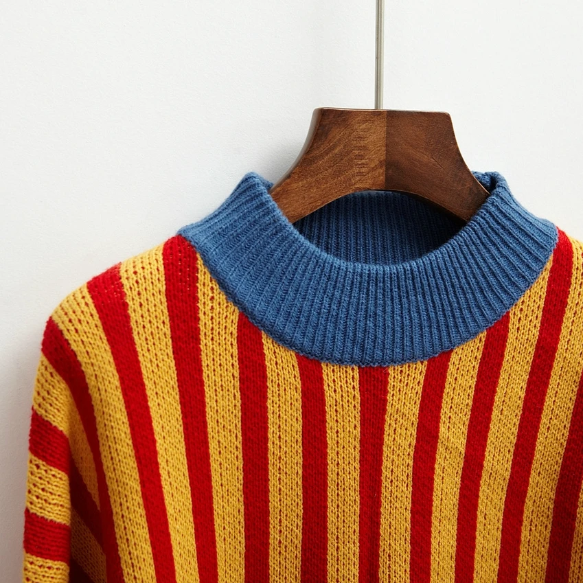 Женские пуловеры в стиле Харадзюку женские свитера и Корейском милый