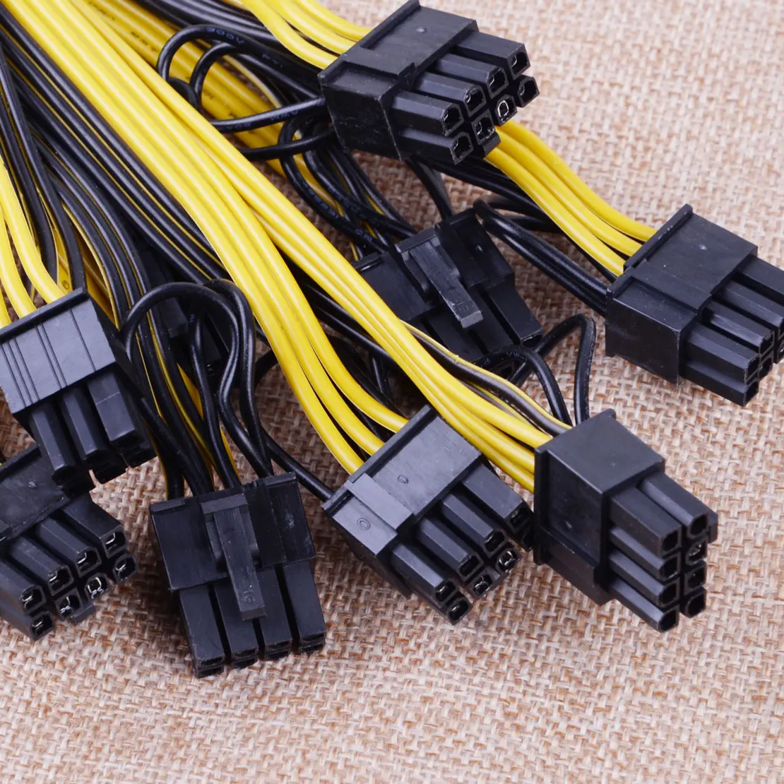 LETAOSK Высокое качество 10 шт 50 см кабель питания PCI-E 6P до 8P для DPS-1200FB эфириум