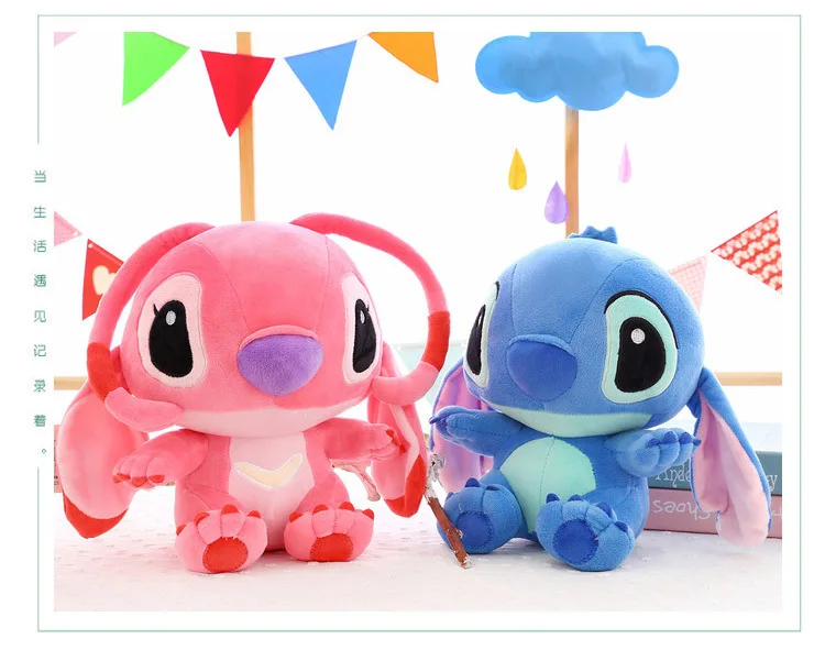 Disney подлинный каваи Ститч плюшевые куклы игрушки Ститч 35 см 45 см 55 см Большой размер Стич плюшевые игрушки для детей подарок на день рождения