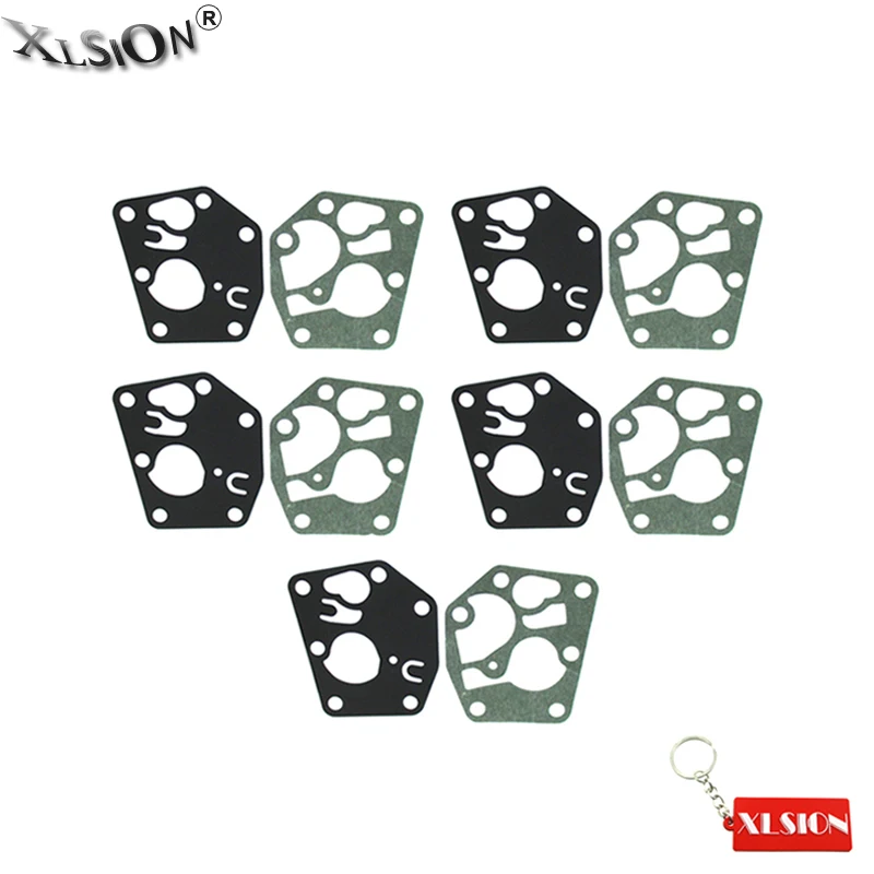 XLSION Aftermarket 5 комплектов карбюратор диафрагмы прокладки комплект ДЛЯ Briggs & Stratton 495770