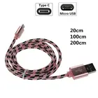 Кабель зарядного устройства для Samsung Galaxy S8 S9 Plus S7 Edge S5 S6 Type C Note 4 5 8 9 A6 A7 A8 J8 J4 J6 Prime 2018 Micro USB