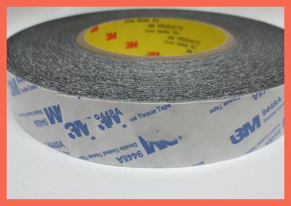 

(25mm*50m),New version of the 3M9448 system for the use of non woven fabrics, for mobile phones, die cutting, toys, cars